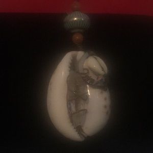 Puka Crystal Love Pendant